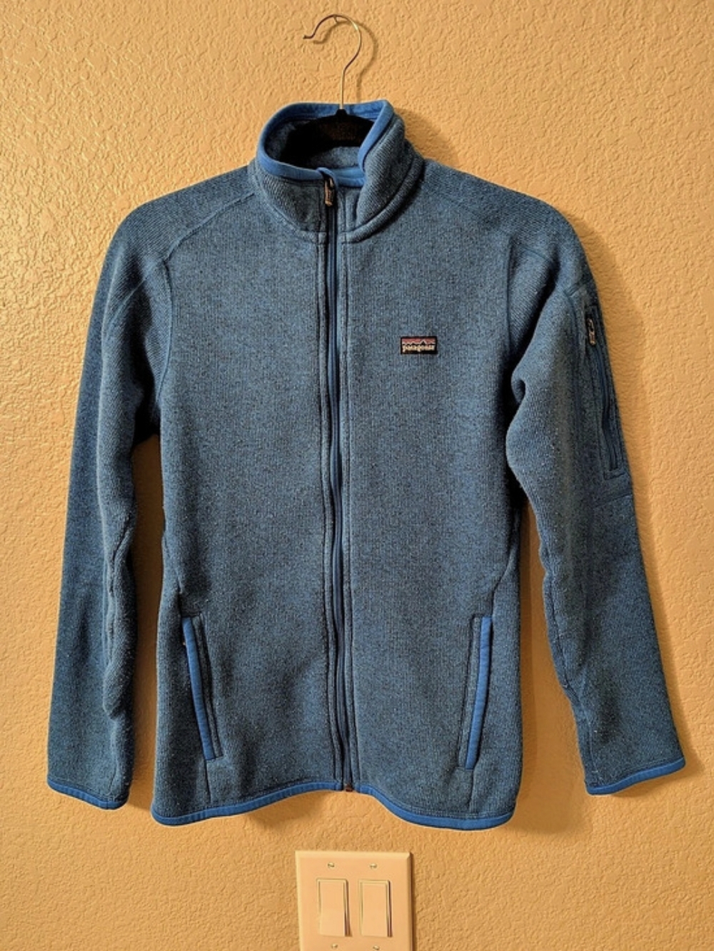 Patagonia Womens Small Better Sweater Full-Zip Fleece Jacket Blue Small
